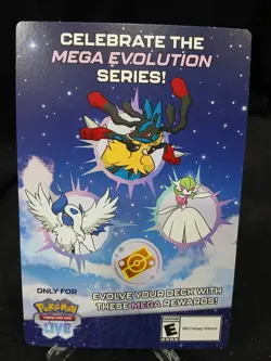 Pokemon TCG Mega Evolutions Live Distribution Reward 1 Card - Image 1