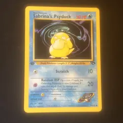 Pokemon Sabrina's Psyduck 1st Edition Gym Challenge #99/132 Regular Card - Image 1