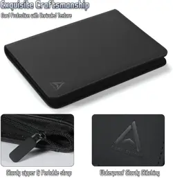 HUGE 540 Card PU Leather Binder with Zipper, 9-Pocket for TCG, MTG, Sports - Image 3