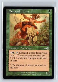 (3X) Stampede Driver Nemesis Uncommon - MTG Magic the Gathering Card - Image 1