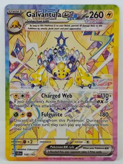Galvantula ex 168/142 Special Illustration Rare Stellar Crown NM Pokemon Card - Image 1