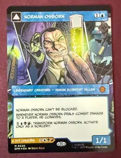 Magic MTG Marvel's Spider-Man Norman Osborn Foil M0220 Borderless SPM - Image 1