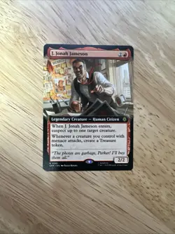 J. Jonah Jameson (Extended Art) (Foil) - MTG Marvel's Spider-Man - Image 1