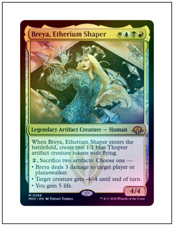 1x Breya, Etherium Shaper, Foil, Modern Horizons 3, Magic MTG NM - Image 1