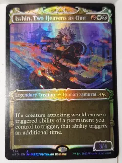 Isshin, Two Heavens as One - Showcase Foil - Magic the Gathering MTG Nice! - Image 1