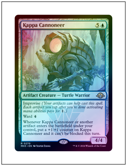 1x Kappa Cannoneer, Foil, Modern Horizons 3, Magic MTG NM - Image 1