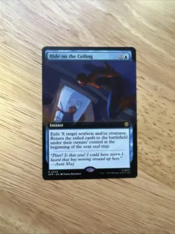 Hide on the Ceiling (Extended Art) - 0249 - Marvel's Spider-Man MTG NM/M - Image 1