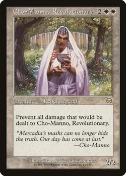 2x Cho-Manno, Revolutionary Mercadian Masques LP MTG - Image 1
