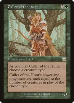 Caller of the Hunt Mercadian Masques LP MTG - Image 1