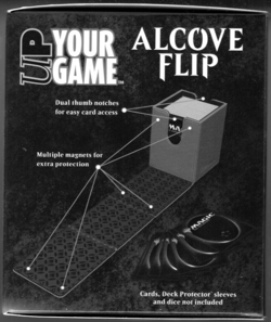 Ultra Pro Mountain Red Alcove Leather Flip Deck Box MTG Brand New - Image 2