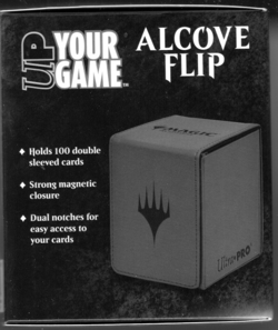 Ultra Pro Mountain Red Alcove Leather Flip Deck Box MTG Brand New - Image 3