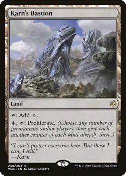 Karn's Bastion War of the Spark LP MTG - Image 1