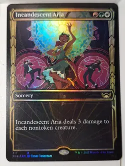 Incandescent Aria - Showcase Foil Streets of New Capena- Magic the Gathering MTG - Image 1