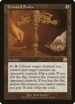 Crooked Scales Mercadian Masques LP MTG - Image 1