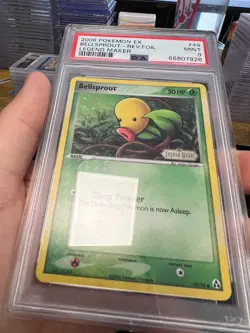 Pokemon PSA 9 MINT Bellsprout 49/92 Legend Maker Reverse Holofoil 2006 S#7826 - Image 5