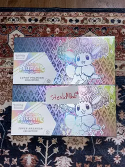 Pokemon TCG Prismatic Evolutions Super Premium Collection Lot Of 2 - Image 1