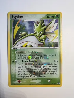 2004 Pokemon ex Fire Red & Leaf Green 29/112 Scyther Reverse Holo LP/NM - Image 1