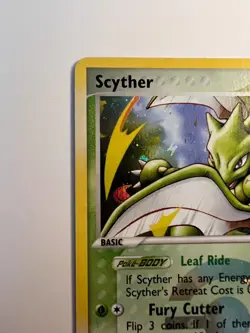 2004 Pokemon ex Fire Red & Leaf Green 29/112 Scyther Reverse Holo LP/NM - Image 4