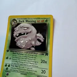 Dark Weezing 14/82 Holo Rare 1st Edition Team Rocket Pokemon TCG - Image 3