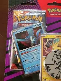 Pokemon 2 Pack Blister Pack - Team Rocket's Articuno, Zapdos & Tyranitar Cards - Image 3