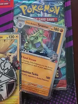 Pokemon 2 Pack Blister Pack - Team Rocket's Articuno, Zapdos & Tyranitar Cards - Image 5