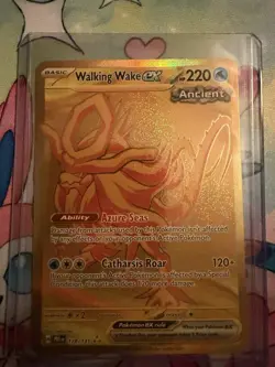 Pokemon TCG Walking Wake ex 178/131 Prismatic Evolutions Gold Hyper Rare NM - Image 1