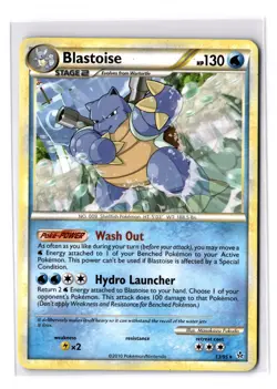 Blastoise - 13/95 Unleashed Regular Rare Non Holo - LP - POKEMON TCG - Image 1