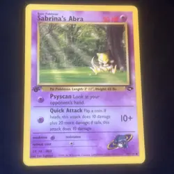 Sabrina's Abra 94/132 Pokemon Gym Challenge 1st Edition NM - Image 1