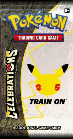 Pokemon Celebrations Booster Pack ⚡ Factory Sealed English 25th Anniversary TCG - Image 1