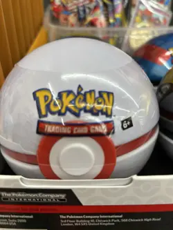 Pokemon TCG Pokeball Tin Brand New Factory Sealed (Premier Ball Pokeball) - Image 1