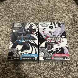 Pokemon Black Bolt & White Flare Booster Bundle Set of 2 Sealed Free Shipping - Image 1