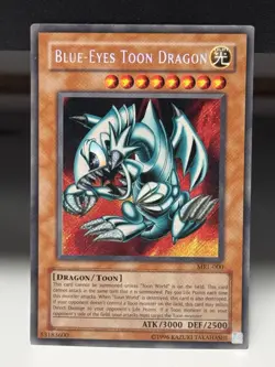 Blue-Eyes Toon Dragon MRL-000 Magic Ruler-Unlimited Edition Secret Rare Yugioh - Image 1