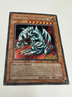 Blue-Eyes Toon Dragon MRL-000 Magic Ruler-Unlimited Edition Secret Rare Yugioh - Image 2