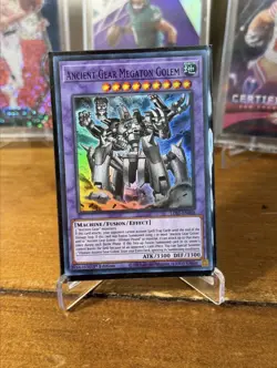 Yugioh Ancient Gear Megaton Golem LDS1-EN088 Ultra Rare 1st Ed PURPLE NM - Image 1