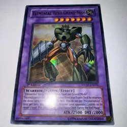 Yugioh Elemental Hero Grand Neos STON-EN035 1st Edition Ultimate Rare Near Mint - Image 1