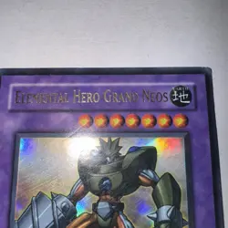 Yugioh Elemental Hero Grand Neos STON-EN035 1st Edition Ultimate Rare Near Mint - Image 4