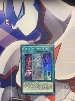 Yugioh - Cynet Optimization (Super Rare) (1st Edition) - FIGA-EN041 - Image 1