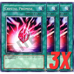 Yugioh Crystal Promise (FOTB-EN036) 1st Edition (NEAR MINT) (3X) - Image 1