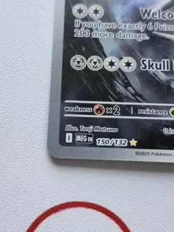 Steelix 150/132 Mint Me01: Mega Evolution Holo Pokemon TCG Card - Image 3