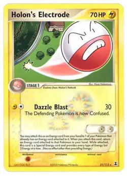 Pokemon EX Delta Species 21/113 Holon's Electrode Card - Image 1