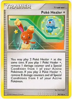 Pokemon Diamond and Pearl Stormfront Card - Poke Healer + (U) 90/100 - Image 1