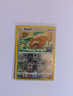059/078 Bidoof Common Reverse Holo Card : Pokemon GO Trading Card Game TCG - Image 1