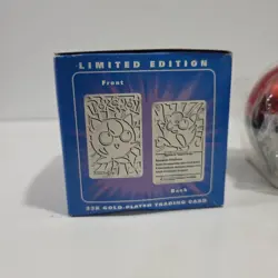 Pokemon 1999 Jigglypuff #039 23k Gold Plated Trading Card Pokeball BK Sealed - Image 3