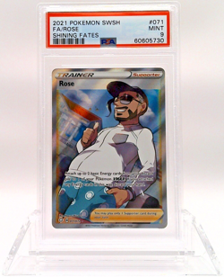 Rose 071/072 Shining Fates Ultra Rare Pokemon Card PSA 9 Mint - Image 1