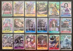 One Piece TCG Parallel Alt Art SR LOT of 38 Foil Cards English Mixed Sets NM - Image 4