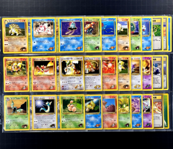 2000 Pokemon GYM HEROES SET Unlimited Edition NON HOLO Cards Collection Lot RARE - Image 1