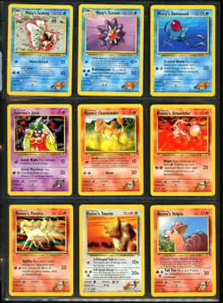 2000 Pokemon GYM HEROES SET Unlimited Edition NON HOLO Cards Collection Lot RARE - Image 4