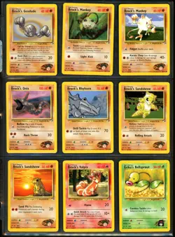 2000 Pokemon GYM HEROES SET Unlimited Edition NON HOLO Cards Collection Lot RARE - Image 5