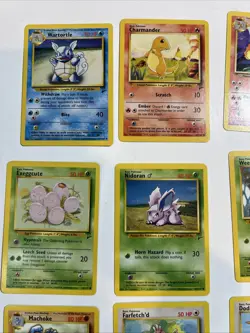 Vintage Lot of x17 Pokemon Common Uncommon Base Set 2 Cards Lp Nm~Mint - Image 2