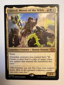 x1 Ghired, Mirror of the Wilds OTJ MTG 205 MYTHIC M/NM 1x - Image 1